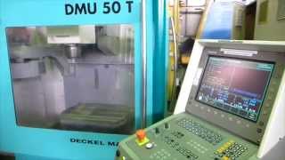 CNC Universalfräsmaschine DECKEL MAHO DMU 50 T [upl. by Meijer747]