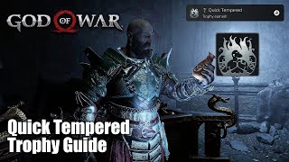 God of War 2018  Quick Tempered Trophy Guide Fully upgrade your rage [upl. by Isle732]