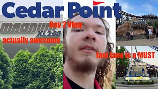 Fog Fast Lane Bugs and Magnum What could go wrong  Cedar Point Vlog [upl. by Dey67]