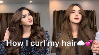 How I style my hair  Alishbah Anjum [upl. by Lillith]