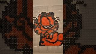 Garfield Perler Beads Pixel Art shorts [upl. by Oap]