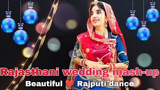 Beautiful Rajputi mashup  new wedding dance  Marwadi dance [upl. by Ayotol284]