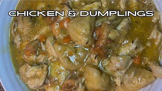 Cozy Chicken amp Dumplings For Two The Perfect Comfort Meal [upl. by Joelie]