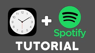 🎵 How to Wake Up With Spotify Music Step By Step  iPhone Wake up Alarm [upl. by Nairb75]