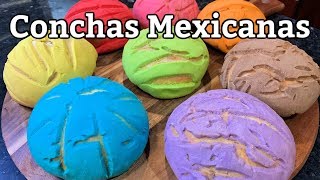 The BEST Conchas Mexicanas  Pan Dulce Mexicano  Views on the road [upl. by Atiuqat]