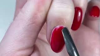 Farbauftrag bis unter die Nagelhaut  TUTORIAL [upl. by Tyson]