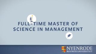 Fulltime Master MSc in Management  Nyenrode [upl. by Lachance802]