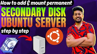 How to ADD and MOUNT 2nd hard disk in ubuntu server [upl. by Amzu393]