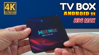 TV BOX Android 11 H96 MAX Ultra HD 4K [upl. by Boni]