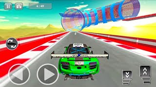 Impossible Car Racing Simulator 3D  Crazy Ramp Car Stunts Games 2 Android Gaming play [upl. by Elorac981]