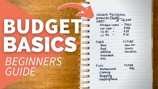 Budgeting for Beginners  How to Make a Budget From Scratch 2021 [upl. by Anialeh]