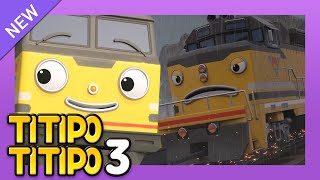 TITIPO S3 EP3 I want to be a Megatrain l Train Cartoons For Kids  Titipo the Little Train [upl. by Emorej]