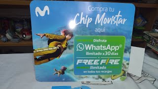 Chip Movistar X Free Fire [upl. by Ardnait]