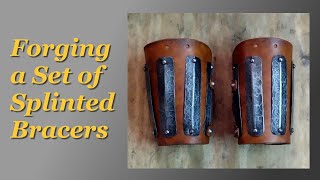 Forging Armour Aged Splinted Bracers [upl. by Ynoffit465]