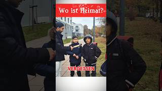 Wo ist deine Heimat 😢😭 traurig children kinder heimatliebe heimat umfrage migration leben [upl. by Rick]