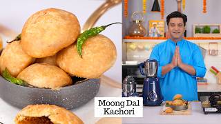 Moong Dal ki Khasta Kachori  मूंग दाल की खस्ता कचौड़ी  Quick Snacks Recipe  Chef Kunal Kapur [upl. by Hauser380]