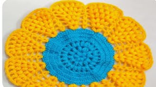 so attractive crochet THAALPOSH Doily thallirumaal tablecloth runner for beginners 🙏2024 [upl. by Alveta]