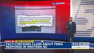 Fact check How many temporary homes has FEMA provided to Helene victims in NC [upl. by Sellma]