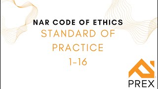 NAR Code of Ethics Standard of Practice 116 [upl. by Rozele]