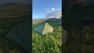 Cheviots in the wind wildcamping camping cheviots wind [upl. by Hally]