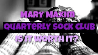 Mary Maxim Quarterly Sock Club for January 2024 🇨🇦 Will they fix the mismatched hanks of yarn 🧶 [upl. by Corri]