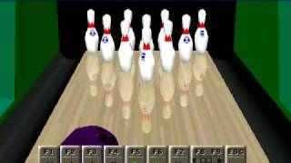 Brunswick Circuit Pro Bowling for Pc my first try [upl. by Airamesor]