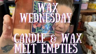 WAX WEDNESDAY  CANDLE AND WAX MELT EMPTIES  bathandbodyworkscandles scentsy [upl. by Idnem]