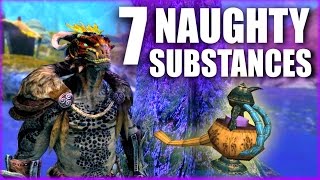 Elder Scrolls  7 Naughty Substances  Elder Scrolls Lore [upl. by Anastasio]