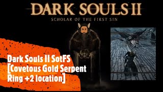 Dark Souls II SotFS Covetous Gold Serpent Ring 2 location [upl. by Ankeny]