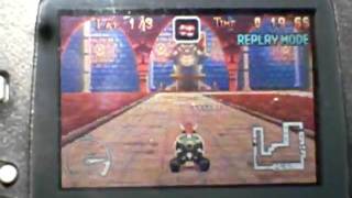 Mario Kart Super Circuit  Bowser Castle 2  10040  WR [upl. by Hevak]