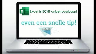 Snelle Korte Tip Excel is wel onbetrouwbaar [upl. by Neau]