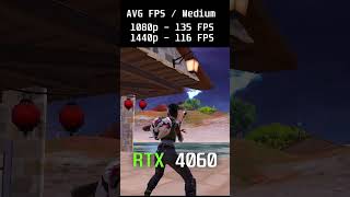 RTX 4060  Fortnite  Ryzen 7800X3D fortnite 7800x3d RTX gaming benchmark pc [upl. by Yong885]