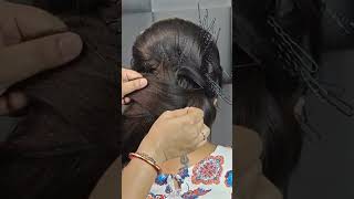 Back a S wave hair style hairstyle youtubeshort youtubeshort [upl. by Ahsieni653]