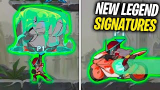 Brawlhalla New LEGEND REVEAL  SIGNATURES [upl. by Berard422]