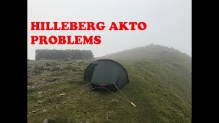 Hilleberg Akto Problems Review [upl. by Kirsten]