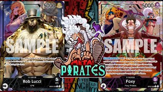 Rob Lucci VS Foxy  One Piece TCG  OP07 Tournament Gameplay [upl. by Ecirehs157]