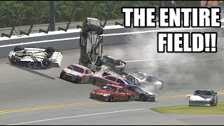 The ENTIRE FIELD Wrecks in Draft Master Race  iRacing [upl. by Eissirc951]