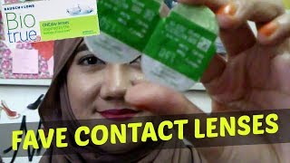 Unboxing amp Review Biotrue ONEday Lenses  Bausch  Lomb Malaysia [upl. by Ybok]