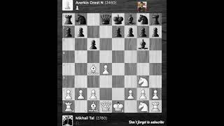 E4 Chessopenings Mikhail Tal V5 catur chess [upl. by Airetal]