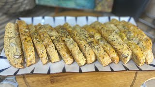 Almond Biscotti  Italian Almond Biscotti Recipe  Homemade Healthy Almond Biscuits [upl. by Charisse220]