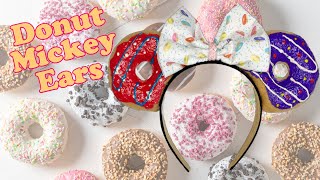 SUPER EASY DIY Donut Mickey Ears [upl. by Enyalb616]