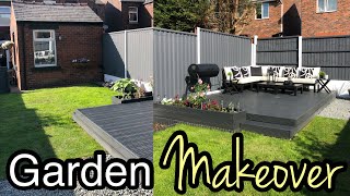 GARDEN TRANSFORMATION 🌳🌻🌸  GARDEN MAKEOVER REVEAL  FULL DIY GARDEN RENOVATION TIMELAPSE [upl. by Dorcus]