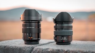 Panasonic Leica 1260mm F284 vs Lumix G X 1235mm F28 II on G9 GH5 GX9 GH5S [upl. by Elodie314]