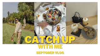 Catch up with me Septober Vlog visiting family high tea and coffee shops [upl. by March]