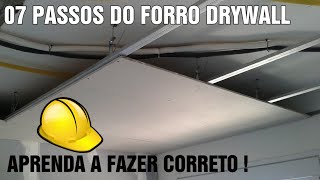 CURSO DE DRYWALL TETO ESTRUTURADO COM PERFIL CANALETA [upl. by Einahpad814]