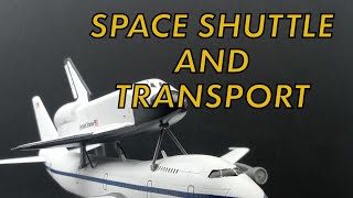 Academys 1288 Space Shuttle and Transport 747 Full Build [upl. by Adara]