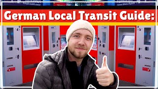 How To Buy Tickets and Navigate Germanys Public Transportation  Munich Germany [upl. by Eisele]