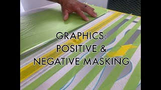 HOWTO TAPE amp MASK GRAPHICS FOR PAINT [upl. by Haidadej]