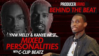 The Making of YNW Melly Ft Kanye West quotMixed Personalitiesquot w CClip Beatz [upl. by Assener]