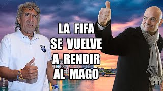 El precioso detalle de la FIFA con Mágico González [upl. by Grier]